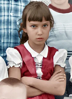 picture of Betty that is also included in the book